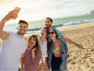 Group travelers exploring Lakshadweep island tour